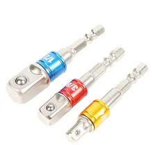 1 Гнездо для ПК адаптер Дрель Инструменты Шестигранная квадратная Гайка Драйвер Дрель ударная головка Удлинительный наконечник адаптер гнездо гаечный ключ бит адаптер дрель