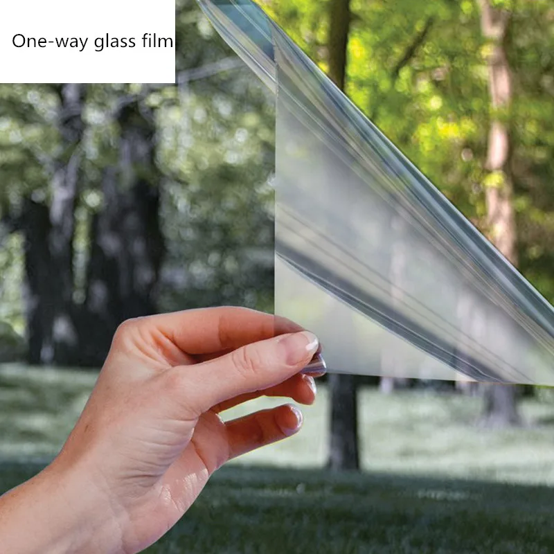 Static Cling Glass one way see through Insulation film Shading Sticker bedroom window sunscreen