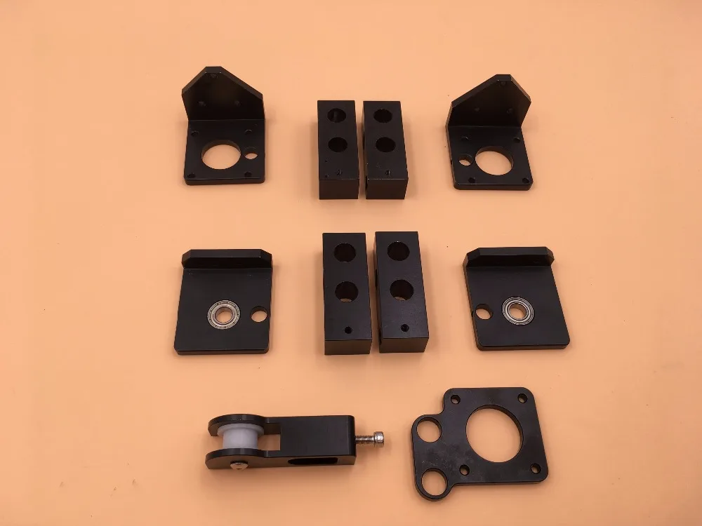 Reprap Prusa i3 переделка 3d принтер алюминиевые детали CNC металлическая y моторная