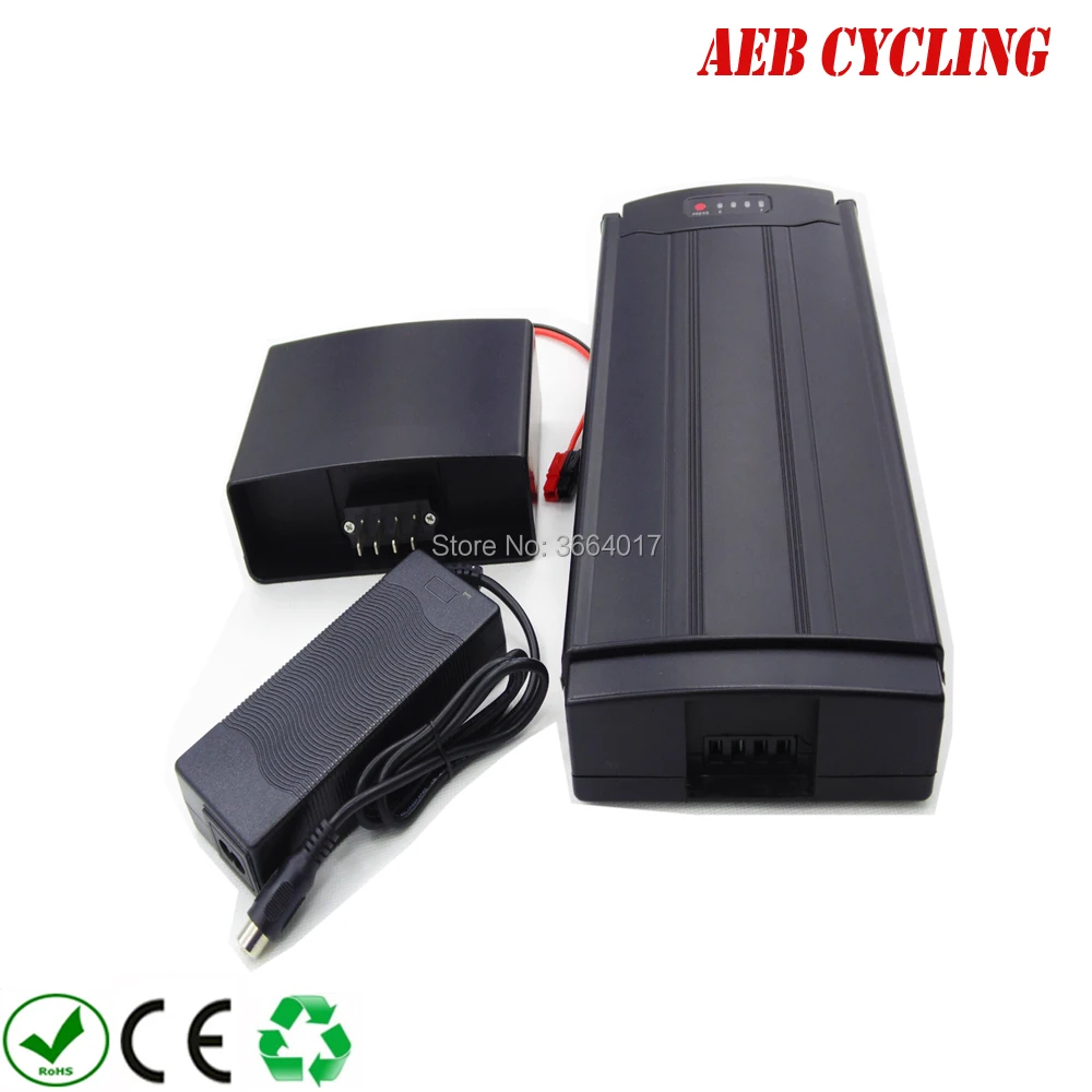 EU US free shipping and taxes 36V 10Ah rear rack battery Li-ion electric bike battery with charger for city bike EU US free shipping and taxes 36V 10Ah rear rack battery Li-ion electric bike battery with charger for city bike
