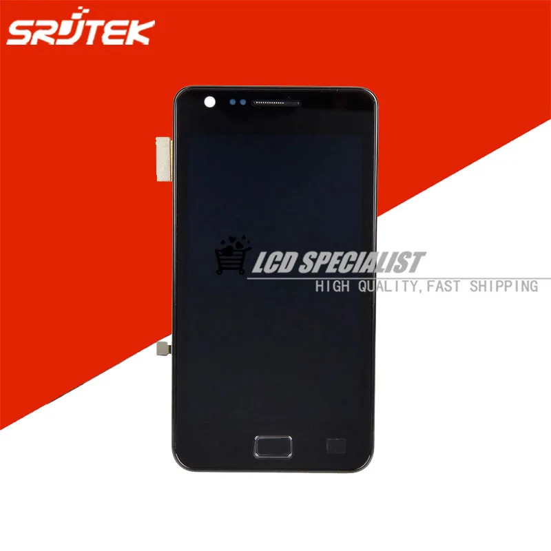 

NEW Original 4.3"  LCD Screen For Samsung Galaxy S2 i9100  With Touch Screen Assembly and Frame 100% Tested