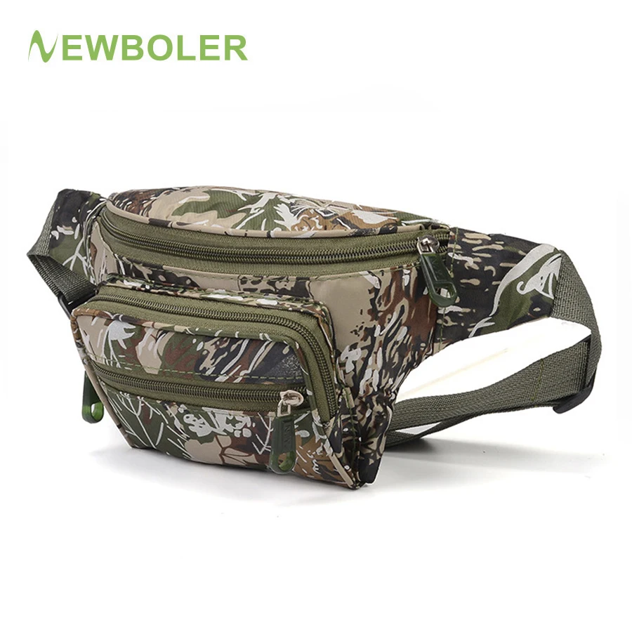 

NEWBOLER Fishing Bag Multifunctional Outdoor Fly Fishing Tackle Pack Waterproof Sport Waist Bag Fishing Lure Rod Bag