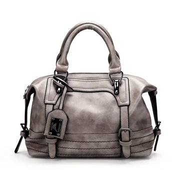 

Women Leather Fashion Ladies Messenger Handbag Shoulder Bag Tote Satchel Purse Gray