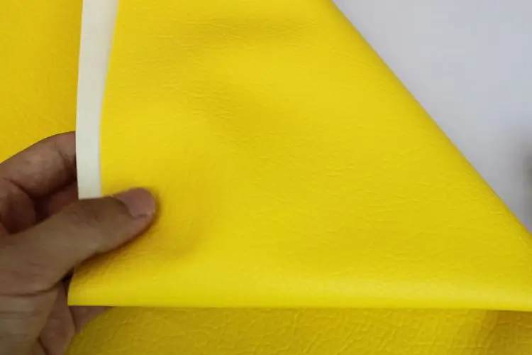 Желтая искусственная кожа ткань швейная Синтетическая Кожа Diy сумка материал 5" широкий продается двором