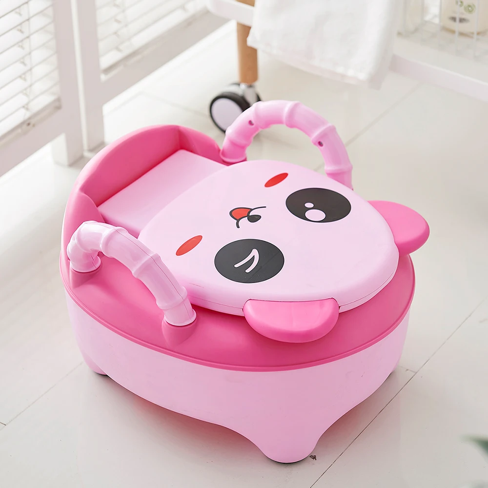 

Panda Portable Baby Potty For Kids Potty Training Seat Children's Toilet For Babies Cute Cartoon Pot Training Chair Toilet Seat