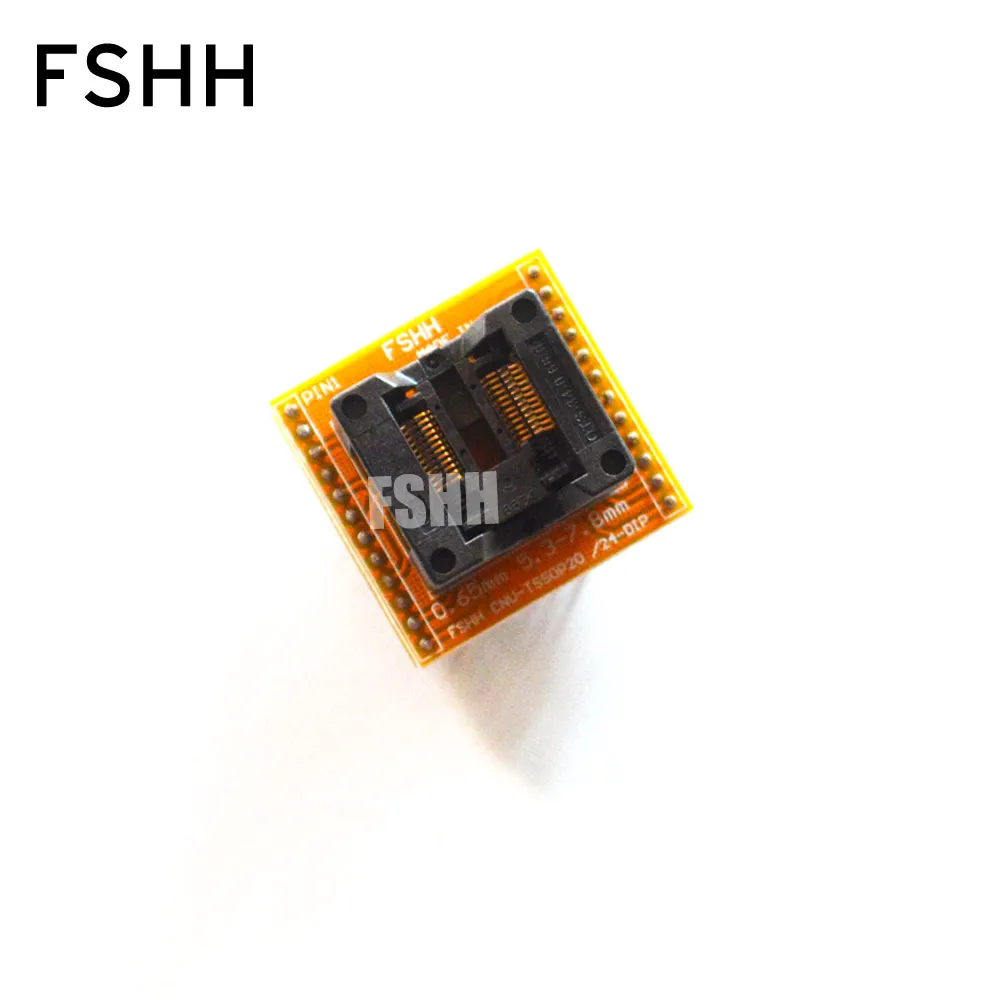 

SSOP24 to DIP24 Programmer adapter Pitch=0.65mm Width=5.3mm/7.8mm TSSOP24 SSOP24 adapter Socket