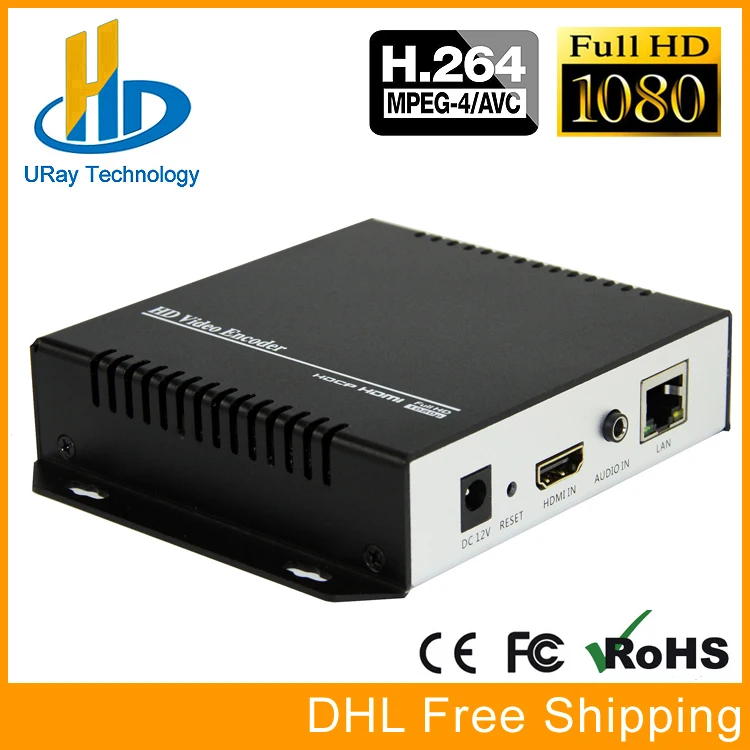 DHL Free Shipping H.264 Video Encoder Support HDCP HDMI To IP Live Streaming Encoder IPTV Hardware RTMP RTSP HLS UDP Streamer DHL Free Shipping H.264 Video Encoder Support HDCP HDMI To IP Live Streaming Encoder IPTV Hardware RTMP RTSP HLS UDP Streamer