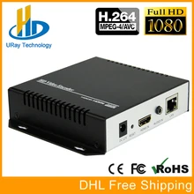 DHL Frete Grátis H.264 Codificador De Vídeo Suporte a HDCP HDMI Para IP Codificador de Streaming Ao Vivo IPTV Hardware UDP RTMP RTSP HLS Streamer
