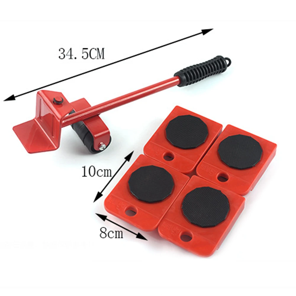 5 шт. красная мебель движущийся транспортный набор мебельный подъемник тяжелые инструменты с подвижными элементами