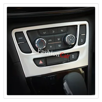 

Fit for Opel Mokka X 2016-2019 Car Accessories ABS Mate Interior Air Condition Adjust Cover Trim 1pcs