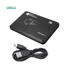 Черный USB RFID Бесконтактный датчик Smart ID EM4001 125 кГц кардридер TK4100