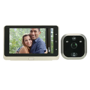 

Wireless Digital Peephole Door Viewer 5" TFT OLED Monitor Wide Angle Lens Door Eye Doorbell 1.0MP IR Camera PIR Motion Detection