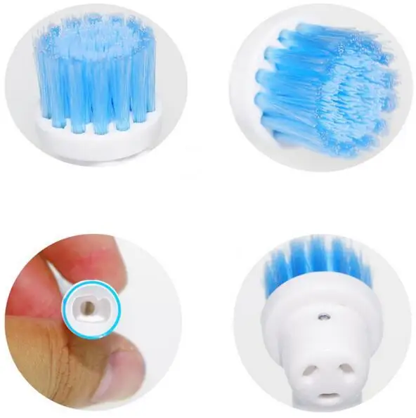4pcs/pack Electric Toothbrush Heads Brush Heads Replacement for Oral Hygiene B Sensitive EBS-17A For Family Health Use 4pcs/pack Electric Toothbrush Heads Brush Heads Replacement for Oral Hygiene B Sensitive EBS-17A For Family Health Use