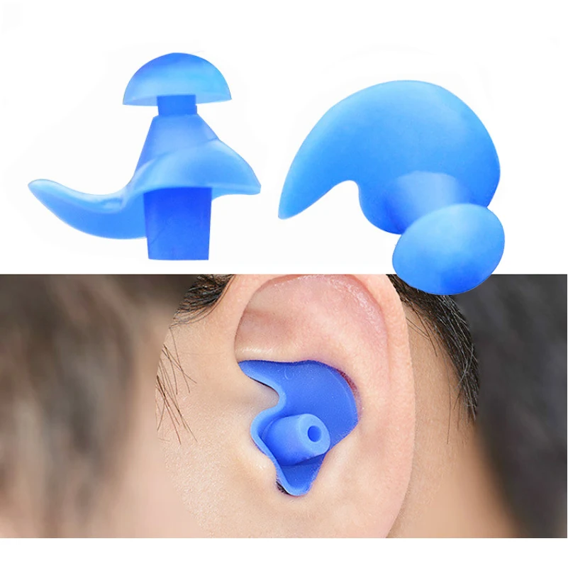 4 Pair Soft Ear Plugs Environmental Silicone Waterproof Dust Proof