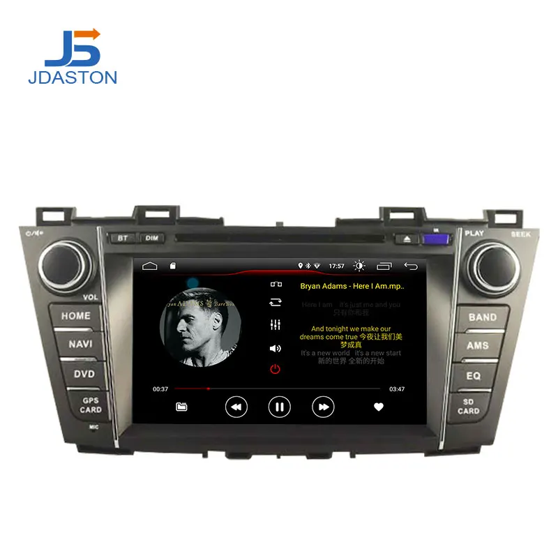 Perfect JDASTON Android 9.1 Car DVD Player For Mazda 5 Premacy 2009-2012 Multimedia GPS Navigation 2 Din Car Radio Stereo Autoaudio IPS 2