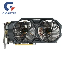 Видеокарты GIGABYTE GV-N760WF2OC-2GD GPU 256Bit GDDR5 GTX 760 2GB карта Видеокарта для карт nVIDIA Geforce GTX760 Hdmi Dvi