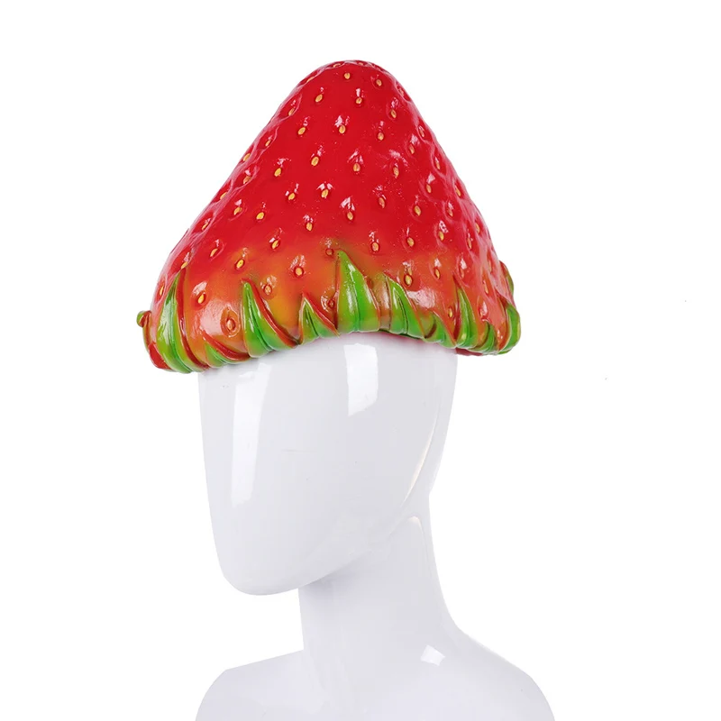 H&ZY New Style Carnival Fruit Strawberry Cosplay Acrylic Funny Novelty Party Hats