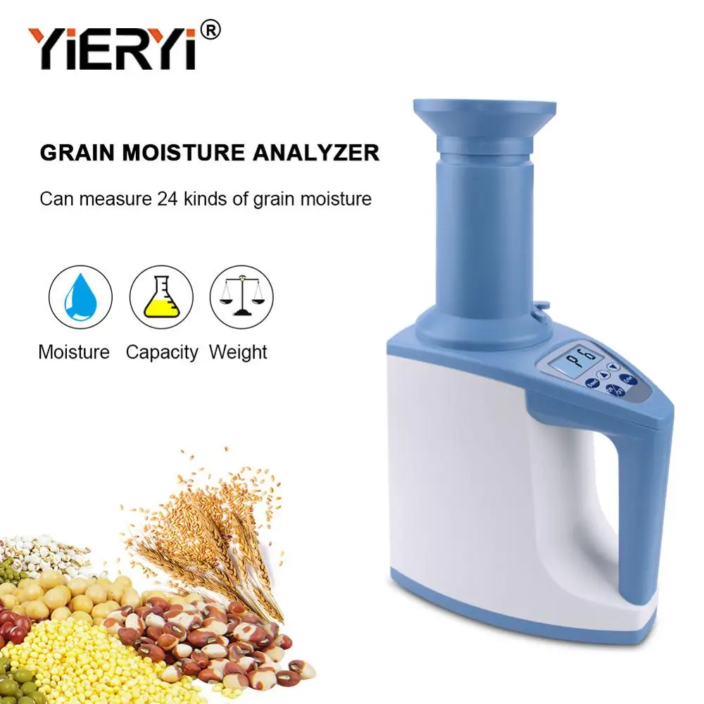 

yieryi LDS-1G High Precision Automatic Digital Grain Corn Rice Wheat Moisture Humidity Gauge Meter Tester Detector