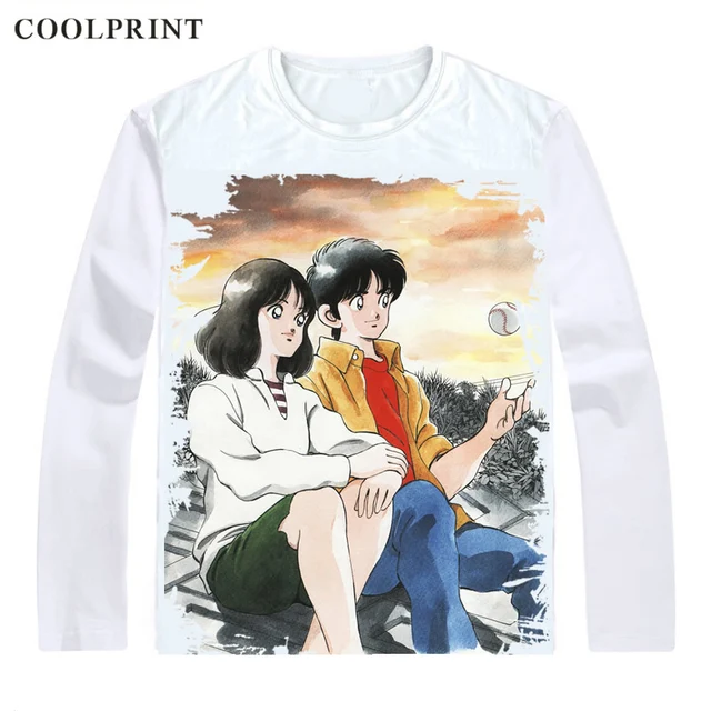 Touch Tatchi Tatsuya Uesugi Shirts Long Sleeve Shirts Anime Kazuya Uesugi Touch Tankobon Tatsuya Kazuya And Minami Cosplay Shirt T Shirts Aliexpress