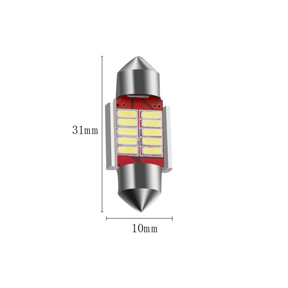 1х 4020 SMD СВЕТОДИОДНЫЙ C5W C10W автомобильный светильник для чтения автомобильный фестонный интерьерный купольный светильник лампа 31 мм 36 мм 39 мм 41 мм 6000k белый автомобильный Стайлинг