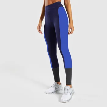 

NORMOV Female splice Casual Leggings woman High waist Slim Sexy pants Package hip charm Push up Leggings