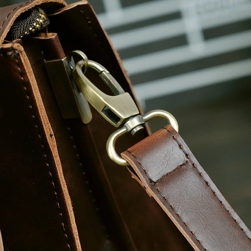 LJL ETONWEAG Винтаж портфели s для мужчин курьерские сумки коричневый роскошные бизнес t юрист сумка для ноутбука