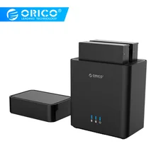 ORICO двойной отсек магнитного типа 3,5 дюйма USB3.0 корпус жесткого диска 20 ТБ максимальная поддержка UASP 12V4A блок питания 5 Гбит/с Корпус жесткого диска