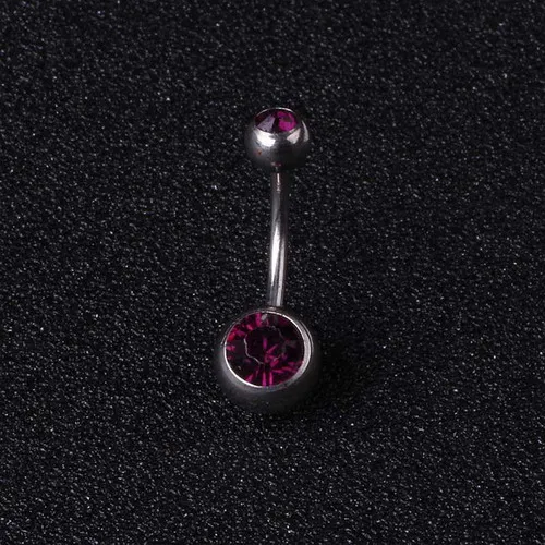 20 шт./лот 15G 1,4*10*5/8 мм Титан с кристальными камнями пупка кольца живота Бары пупка ювелирные изделия для пирсинга Ombligo Nombril - Окраска металла: A