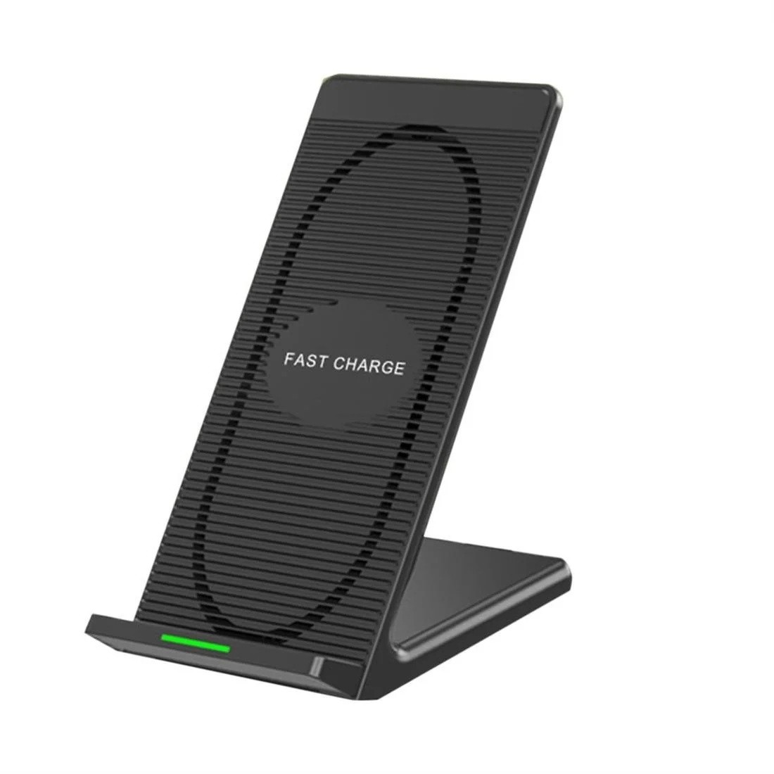 

Anti-slip Standing Qi Wireless Phone Charger Stand Charger Universal Charger With Fan For iPhone X
