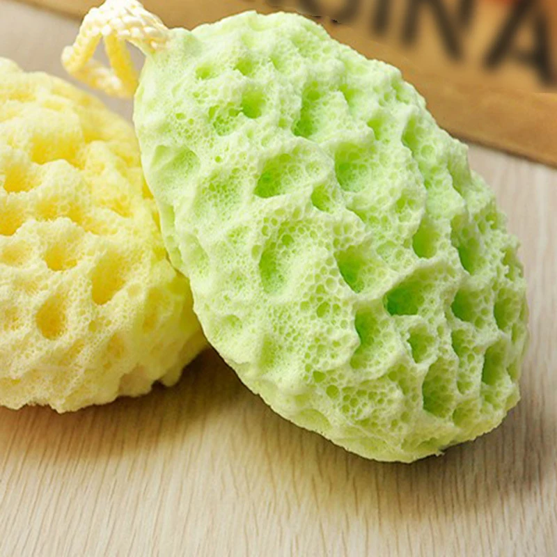 

1Pcs Bath Ball Sponge Mesh Bath Flower Sponge Natural Exfoliating Bath Shower Puffs Sponges For Washing The Body Scrub Cleaning