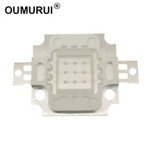 10 шт. 10 Вт светодиодный COB чип высокой мощности светло-голубой 460-465nm 900mA 9-12V 300-400LM 30* 30mil чипы