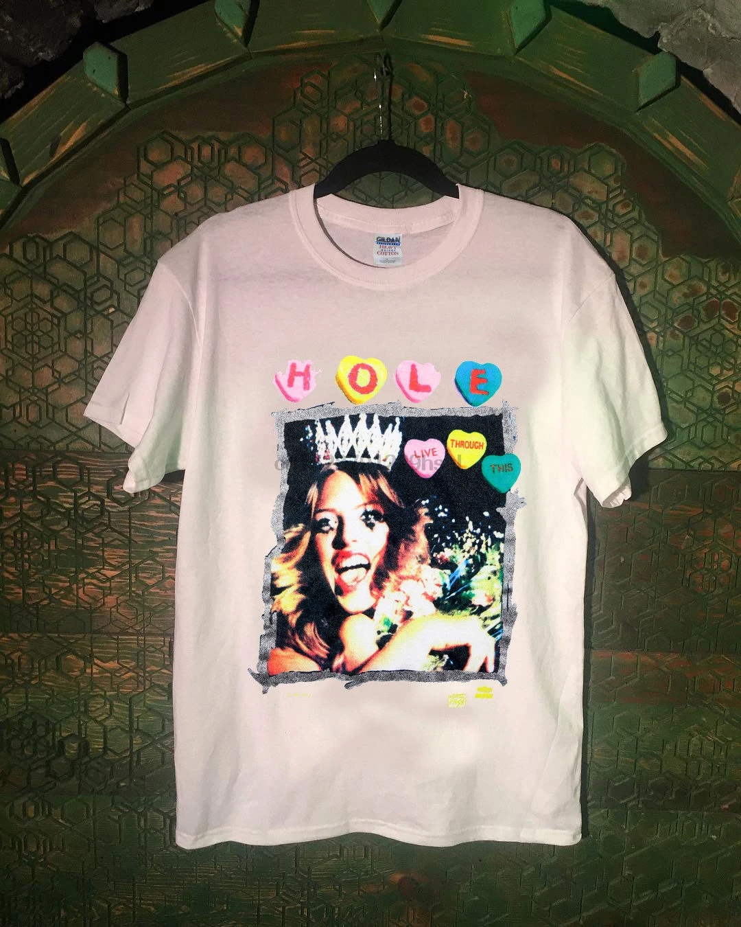 

Rare Vintage Courtney Love Hole 1994 Shirt Top Reprint Limmited Edition Men Black T Shirt Size S 3Xl Mens T Shirt