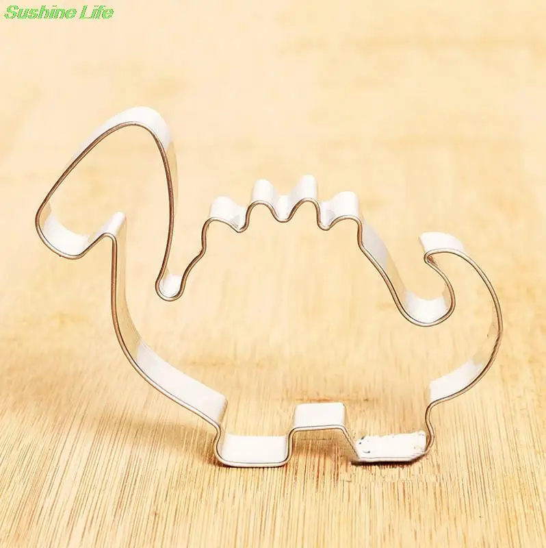 

DIY Cookie Fondant Biscuits Molds christmas moulds cutter Frame stainless Metal ice dinosaur shape baby Baking Tools