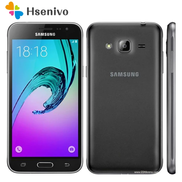 Best Price 100% Unlocked Original Samsung Galaxy J3 J320F Cell Phone Ouad Core Dual Sim 2GB RAM 5.0 Inch Touch Screen free shipping
