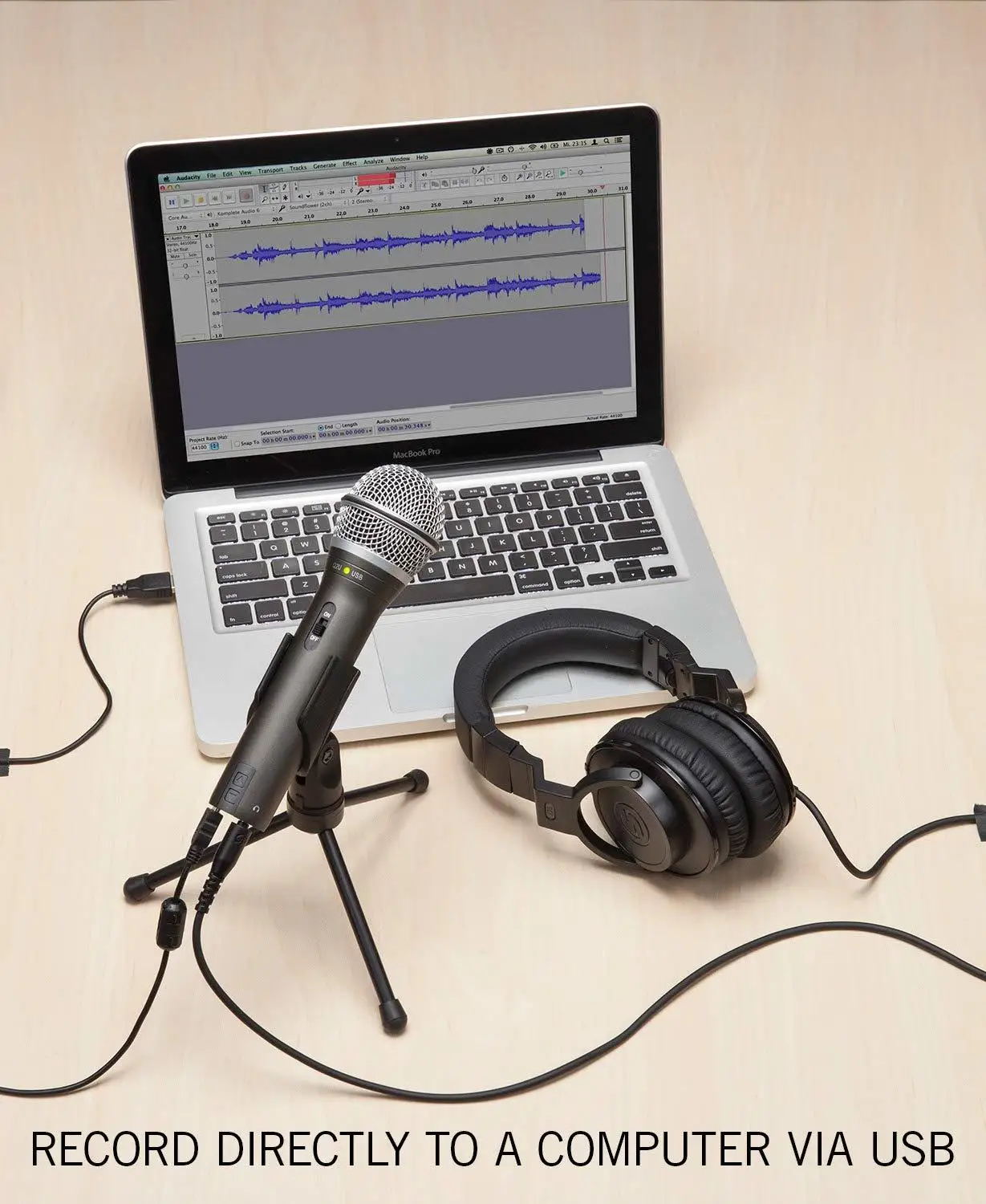 Samson Q2u ручной динамический Usb микрофон с XLR наушники порт микрофон для подкастинга радио и YouTube видео