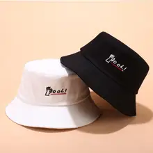 Так здорово, с нашивкой в виде надписи "ведро шляпы для мужчин и женщин, мужский Простый кожаный для женщин в стиле хип-хоп ботинки в рыбацком стиле шляпа Панама шляпа Боб для любителей лета, плоскиая шляпа