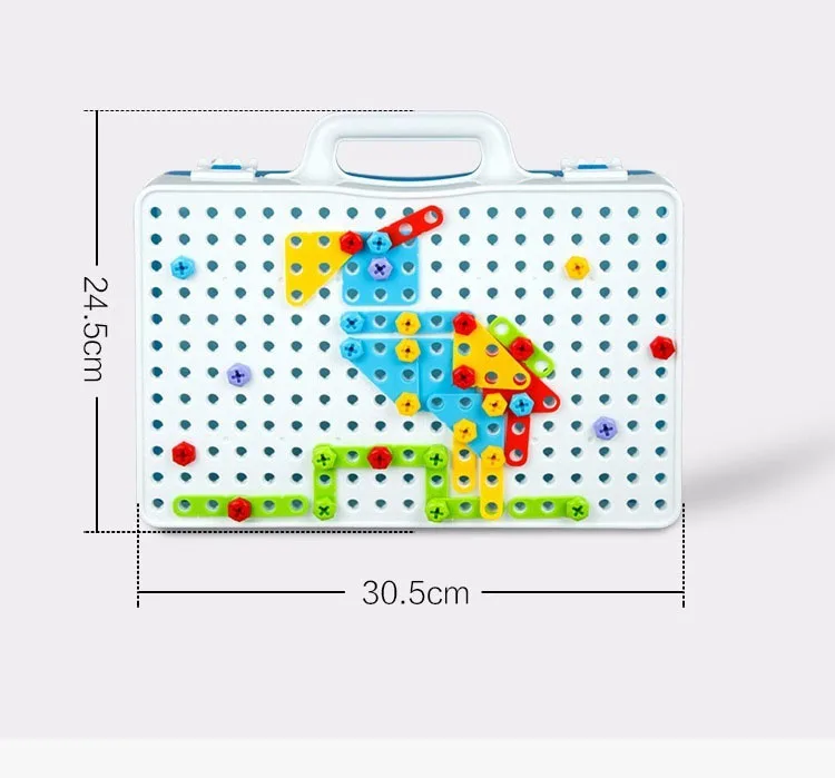Детские сборные гайки Демонтажные блоки игрушки/Детские 106 шт гайка винт с электрической дрелью для обучающих игрушек