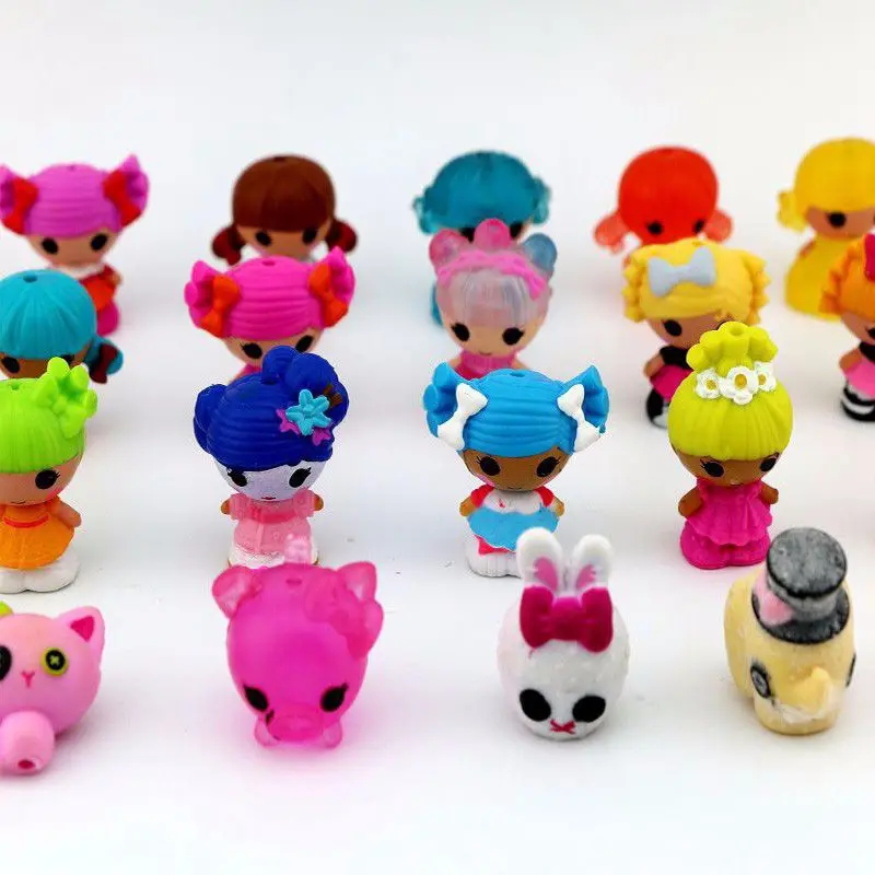Skyleshine 100 шт./лот Куклы Super Mini Lalaloopsy и аксессуары для игрового домика игрушки экшн
