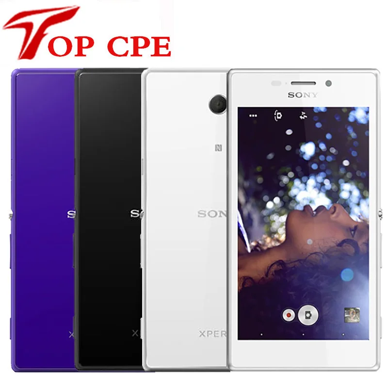 

Original Xperia M2 Unlocked 1GB RAM 8GB ROM 4.8" Android Quad Core 8MP Single/Dual Sim Card WIFI 1080P 4G LTE Mobile Phone