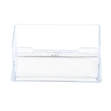 Чистая визитная карточка держатель акриловый пластиковый дисплей стойка настольный офис