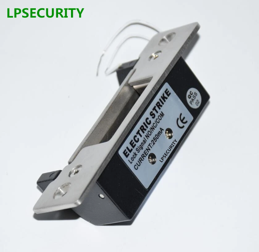 Электрический затвор LPSECURITY 12VDC с защитой от неисправности не безопасен для ворот