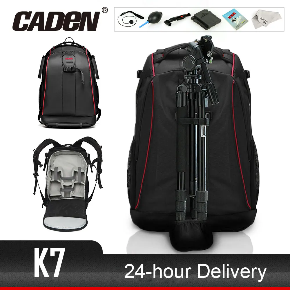 

CADeN K7 Professional Travel Shoulder Bag Large-capacity Waterproof Travel Backpack Digital Camera Video Bag For Canon Nikon