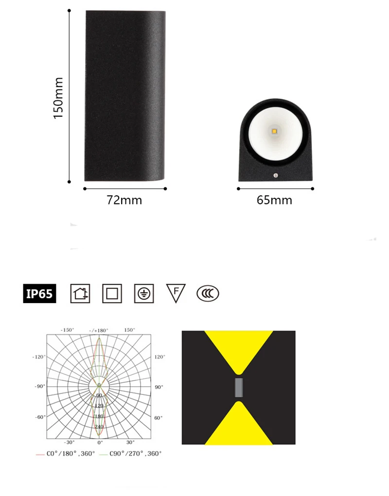 Preto ao ar Lâmpada de Parede Exterior à Prova Água para Casa Led Livre Dwaterproof Fora Varanda Portão Jardim 220 v 110 Luz Ip44 21 Luminárias de parede externas