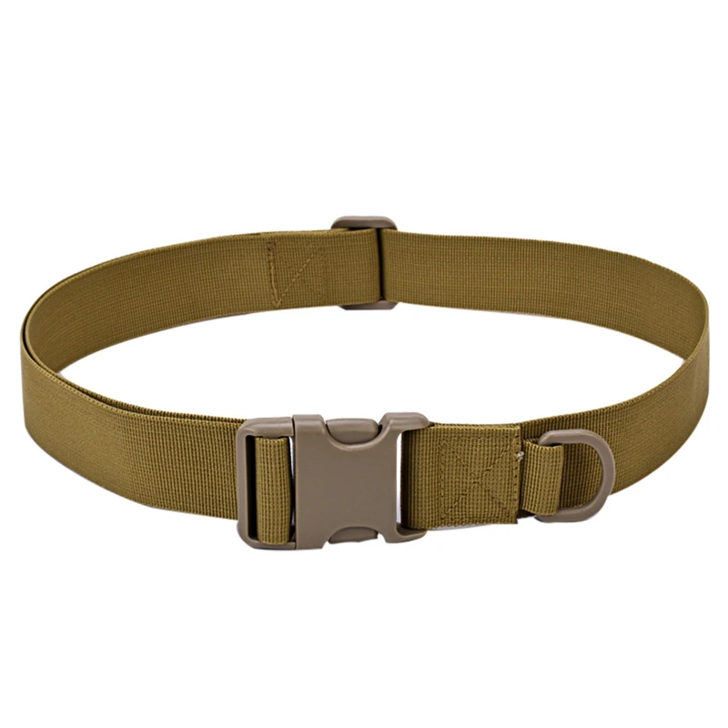 

Outdoor Waist Belt Women Men Simple Style Durable Nylon Buckled Belts Waistband Accessories