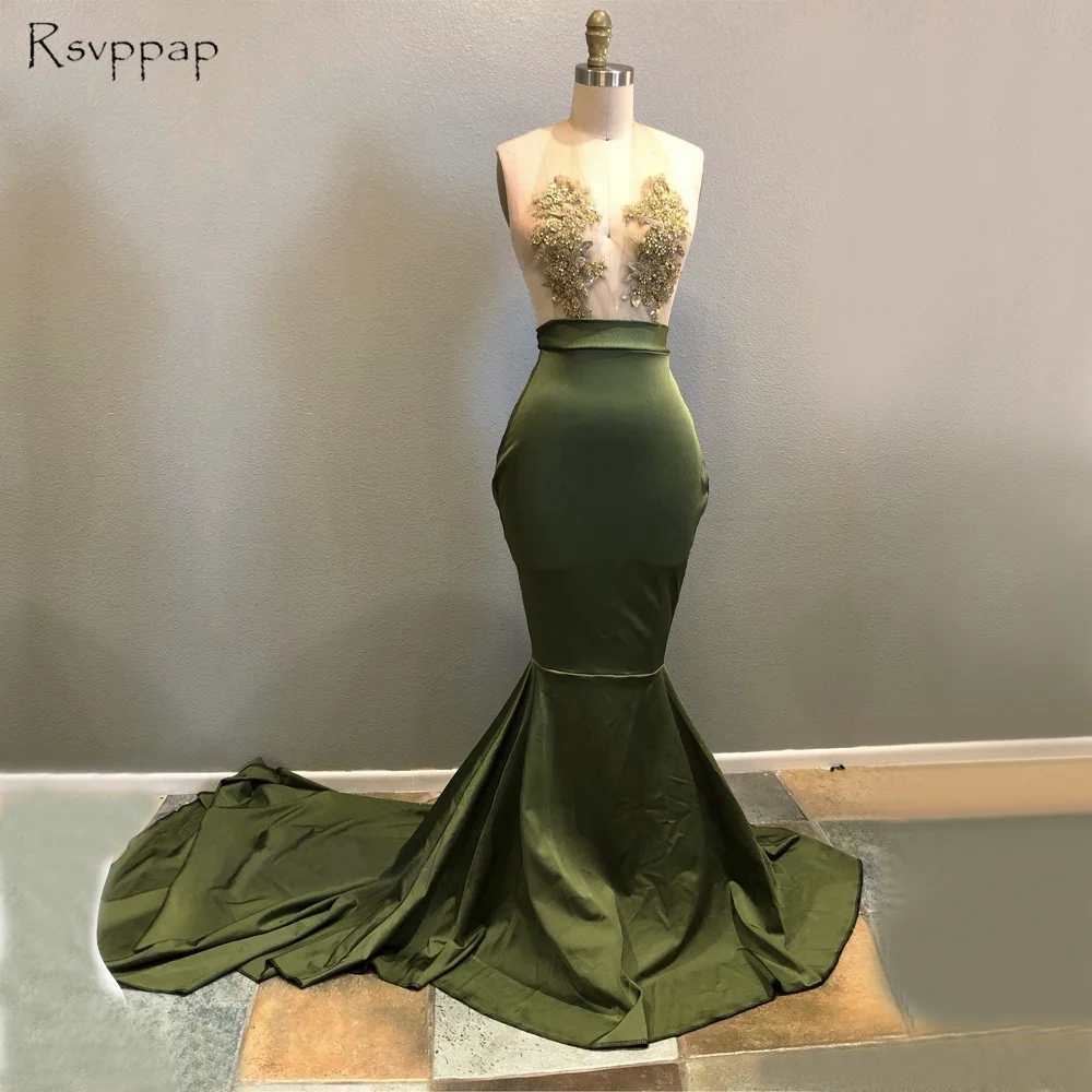 olive green prom dresses 2019