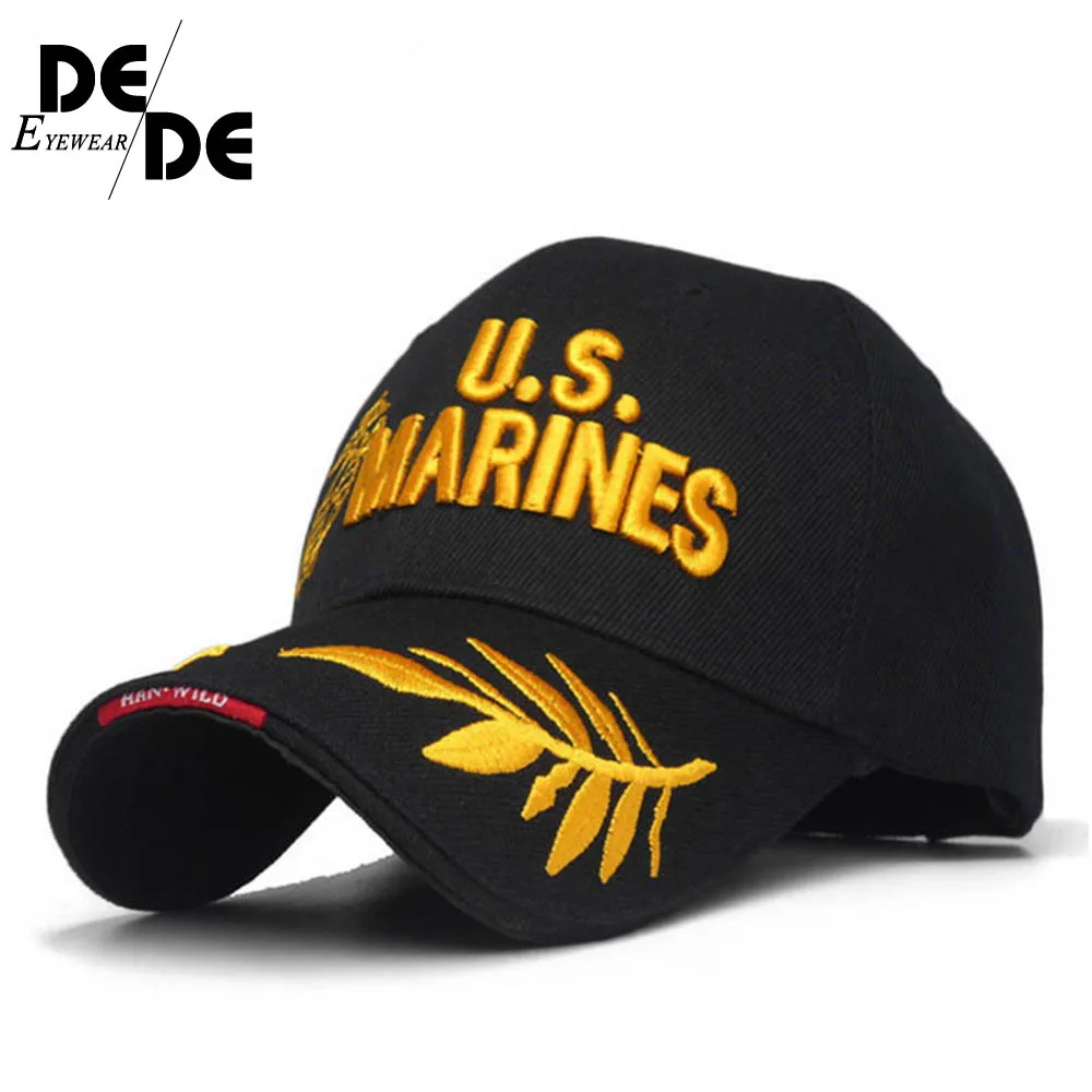 

2019 Tactical US Marines Hat Men US Army Baseball Cap Outdoor Snapback Caps Adjustable Navy Seal Casquette Tactical Bone