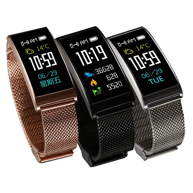 Мужские и женские фитнес трекер X3 Смарт часы браслет IP68 SmartBand пульсометр кровяное