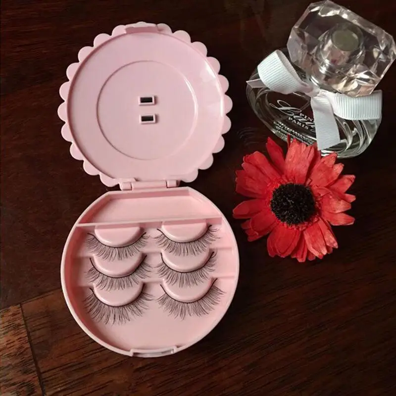 Футляр для ресниц коробка для Макияжа Косметический зеркальный кейс Органайзер макияж косметический инструмент