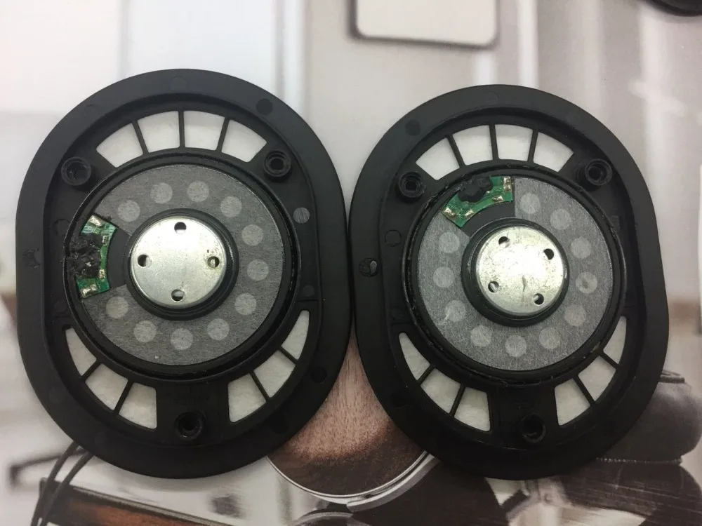 2 Stuks 50 Mm Hoofdtelefoon Luidspreker Eenheid 32ohm HIFI Over Ear Headset Driver 112db Luidspreker Reparatie Onderdeel Oortelefoon Loundspeaker