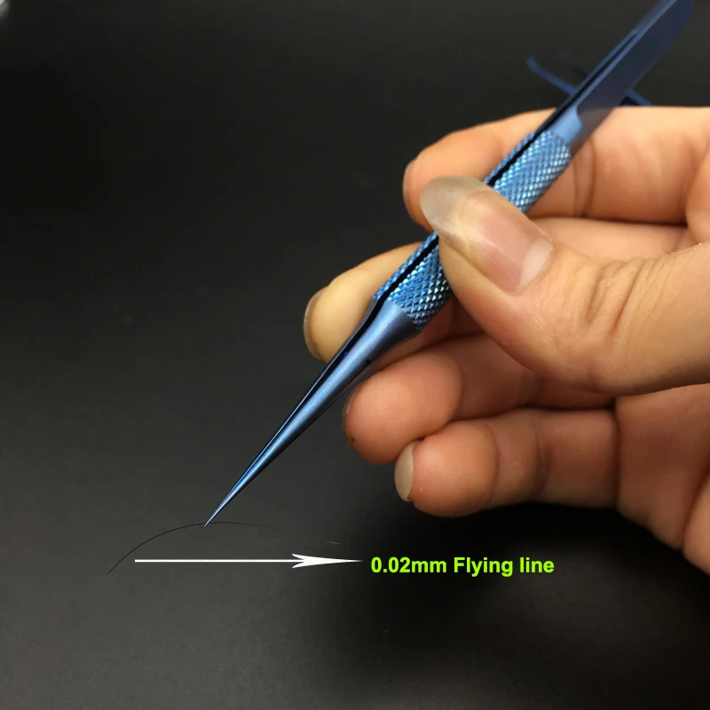 Профессиональный ремонт Fly line Пинцет для предотвращения оставления отпечатков пальцев плоскогубцы Перемычка линия 0,02 мм для Apple iphone материнская плата медный провод